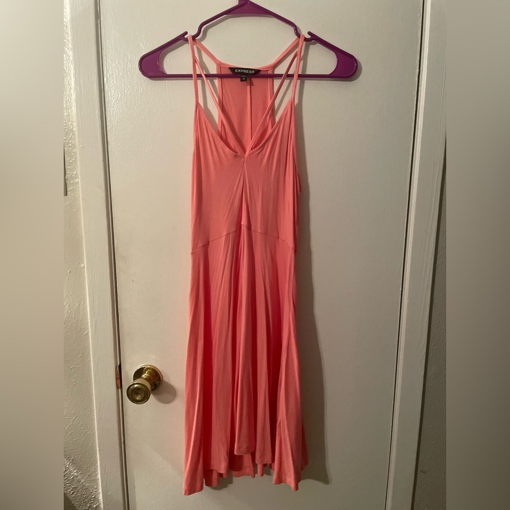 Express xs pink sundress babydoll